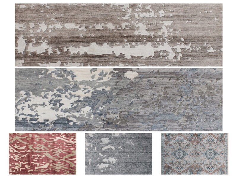Detail of an artisan-made rug
